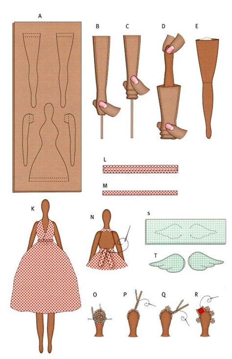 Pin By Mariangela Arena On Tilda Doll Sewing Patterns Doll Sewing Tutorial Art Dolls Cloth