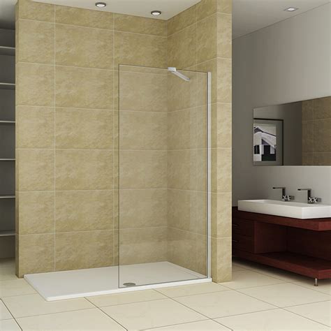 760x1950mm Shower Enclosure Wet Room Walk In 8mm Glass Screen Cubicle Panel V26 6174084169534 Ebay