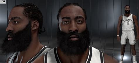 Nba K James Harden Cyberface With Hair Update And Body Model By Ppp