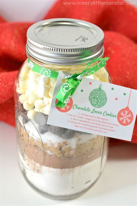 Mason Jar Ts Christmas Cookie Jar For Chocolate Lovers Mason Jar Cookies Mason Jar