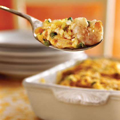 Every bite of pasta, seafood and broccoli is coated in a creamy alfredo sauce. Shrimp Casserole Recipe | MyRecipes