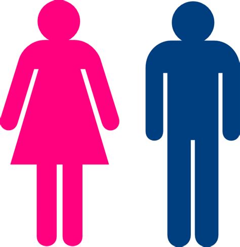 Public Toilet Male And Female Signs Female Symbol Clip Art