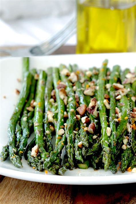 15 Minute Balsamic Brown Butter Roasted Asparagus