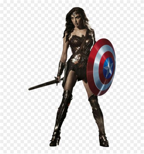 No Caption Provided Wonder Woman Gal Gadot Full Costume Clipart