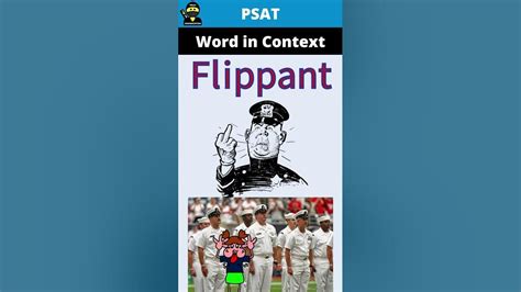 Flippant Psat Word In Context Youtube Words Vocabulary Building