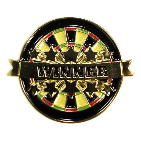 Darts Pin Badges Enamel Pin Badge Stars Winner M0006
