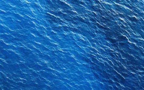 Download Wallpapers Blue Water Texture Sea View From Above Water