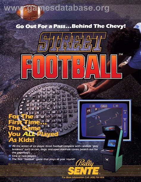 Street Football Arcade Artwork Advert
