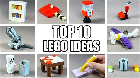 Top 10 Easy Lego Building Ideas Anyone Can Make Youtube