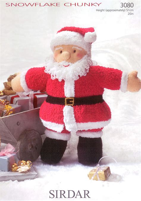 This crochet doll is a beginner friendly amigurumi pattern. Sirdar 3080 Knitting Pattern Father Christmas Toy in ...