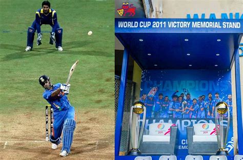 2 Seats At Wankhede Stadium Where Ms Dhonis World Cup Winning Six Landed Get Revamped Look