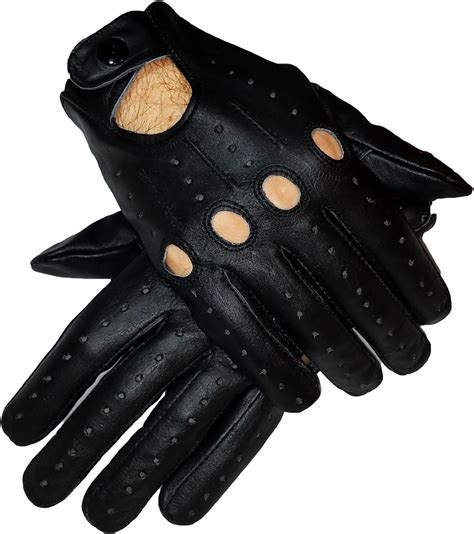 genuine leather driving gloves for men at amazon men s clothing store