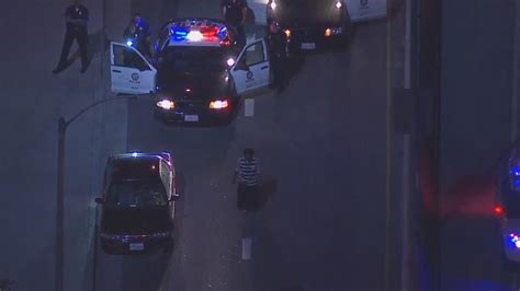Suspected Dui Driver In Custody After Bizarre Police Chase Ends In Watts Abc7 Los Angeles