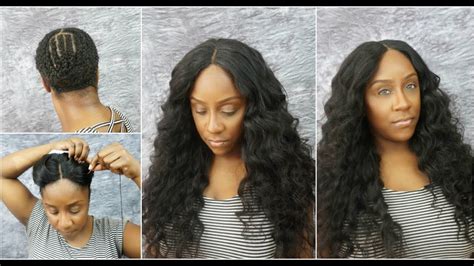 How To Do A Lace Closure Full Sew In Tutorial No Leave Out Sugar