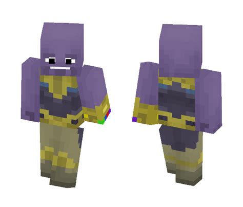 Thanos Anime Girl Minecraft Skin