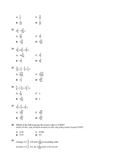 Soalan Algebra Tingkatan 1  Ahmad Marogi