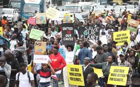 activists demonstrate against africa climate summit in nairobi whatson