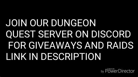 New Discord Dungeon Quest Server Youtube