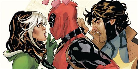 Deadpool Romances Rogue On Her And Gambits Honeymoon