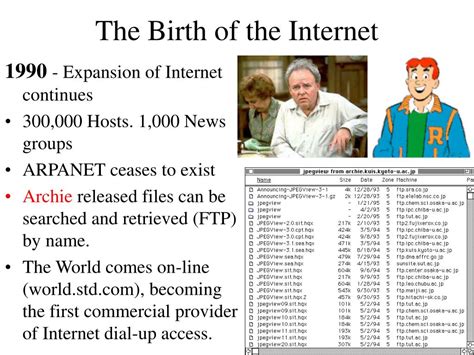 Ppt The History Of The Internet Powerpoint Presentation Free