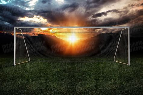 Download Digital Sports Background Soccer Goal Iii Horizontal By