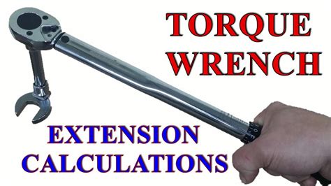 How To Calculate Torque Wrench Extension Youtube