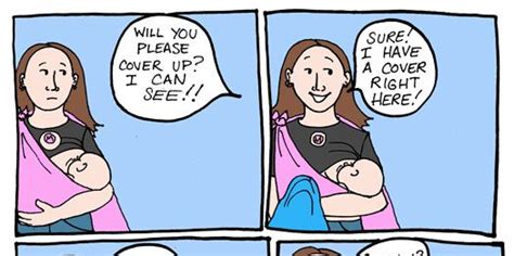 A Comic About Nursing In Public Rights To Breastfeed In Public