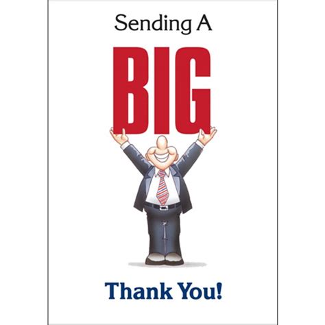 Adding your logo or team photo or hiring hallmark to create a completely custom thank you card is a wonderful expression of your brand and an expression of thanks. Sending You A Big Thank You - Paul Oxman Publishing