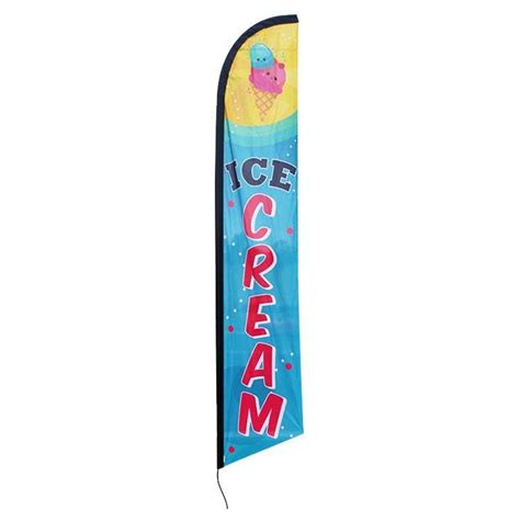 Ft Ice Cream Stock Feather Flag All Feather Flags