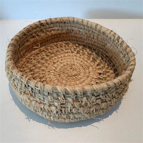 Munatji Brumby Weaved Grass Basket 30cm In Diameter Ancient Journeys