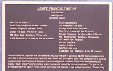 Jim Thorpe Quotes Quotesgram