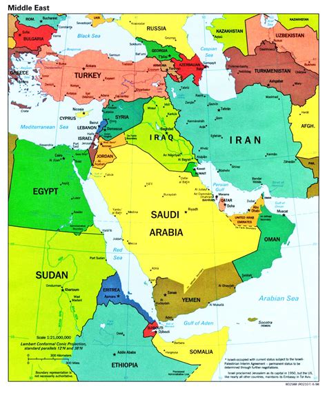 Printable Map Of Middle East Printable World Holiday