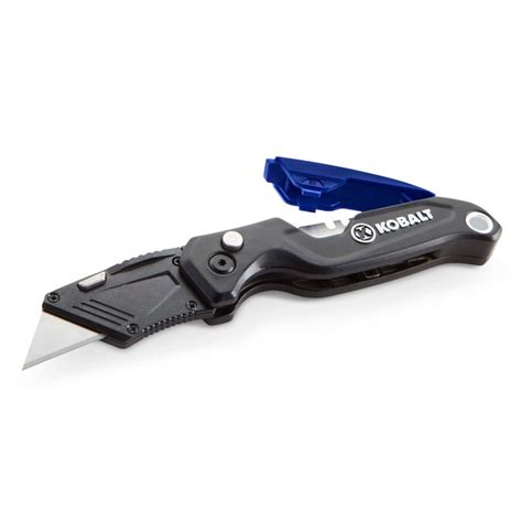 Kobalt 10 Blade Folding Retractable Utility Knife With On Tool Blade