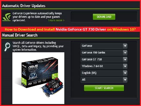 All drivers available for download have been scanned by antivirus program. Download or Reinstall Nvidia GeForce GT 730 Driver Windows 10