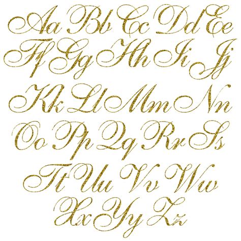 You'll find alphabet handwriting pages, classroom charts, abc bingo games. Gold Glitter Alphabet Clipart Digital Gold Glitter by Suselis