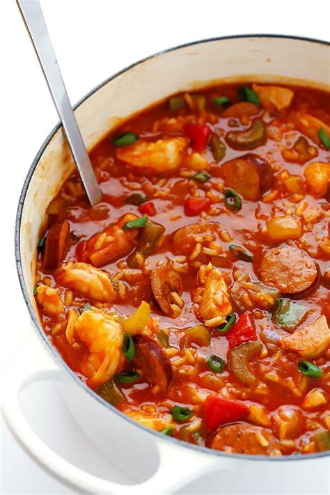 This Jambalaya Soup Recipe Can Be Made With Shrimp Chicken Andouille