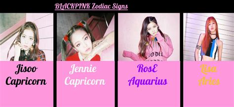 Spectacular Blackpink Zodiac Sign Real Everything You Need To Know Blackpink Collections
