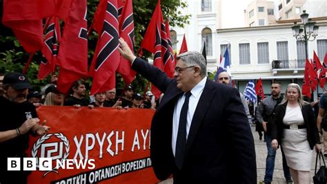 Greece Golden Dawn Neo Nazi Leaders Guilty Of Running Crime Gang Bbc