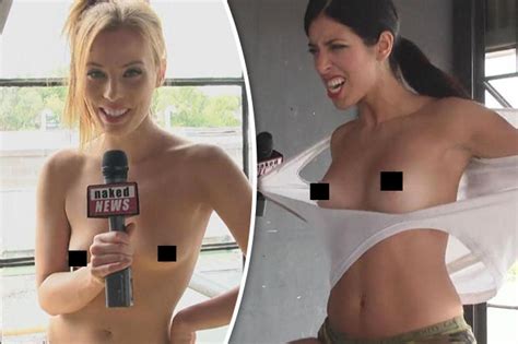 Naked News Stunning Presenters Go Fully Starkers For Raunchy Ninja