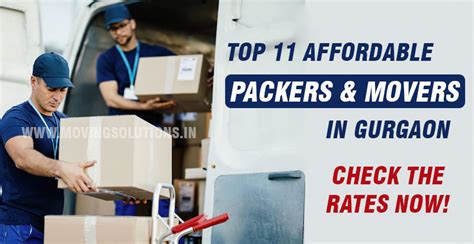 Top 11 Packers And Movers In Gurgaon Rates Check The List Now