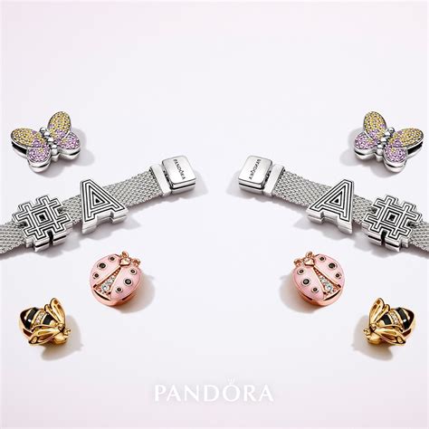 Pandora Reflexions Letter Charms Rose Gold Bead Skin Bright