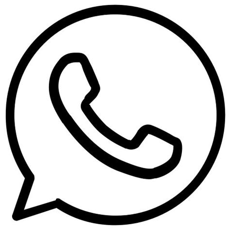Download This Network Media Social Whatsapp Icon In Outline Style