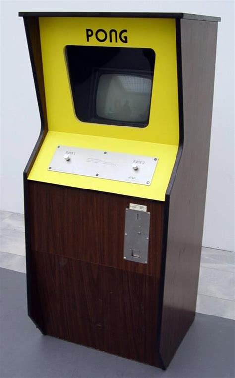 Original Pong Game By Atari Arcade Games Arcade Game Machines Games