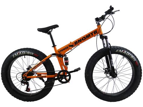 Saigula Fat Tire Folding Mountain Bikefat Bikes 26 Inch 40 Tire 7