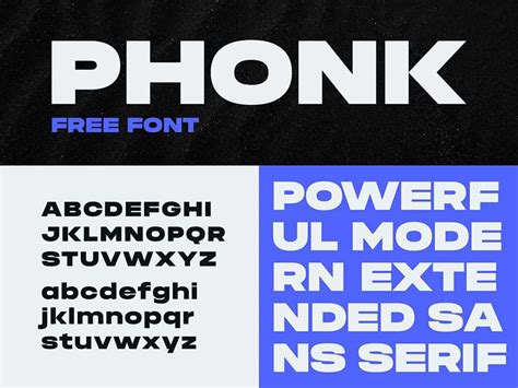 Phonk Free Bold And Wide Font Freebiesbug In 2023 Bold Fonts Free