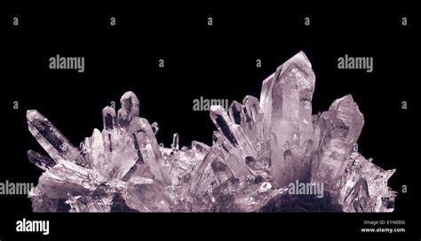 Quartz Crystals Stock Photo Alamy