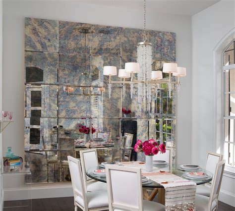 Mirror tiles can add a bold statement to a backsplash. Antique Mirror Backsplash installed (With images ...