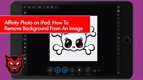 Affinity Photo For Ipad How To Remove A Background From An Image Youtube