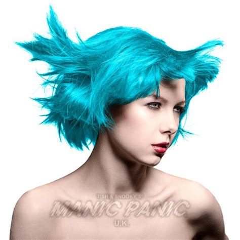 Atomic Turquoise Amplified Hair Colour Dye Manic Panic Uk
