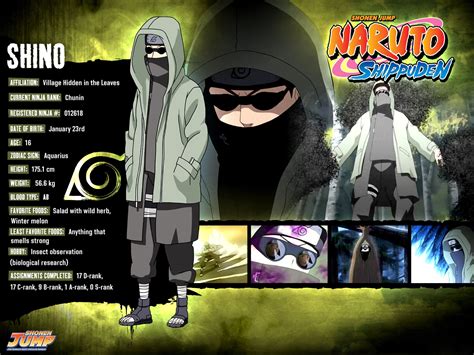 Wallpaper Anime Glasses Insect Hood Aburame Shino Naruto Guy